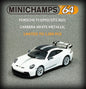 1:64 Porsche 911 (992) GT3, Carrera hvidmetallic, Wbros/Minichamps64, limited 1.200 stk.