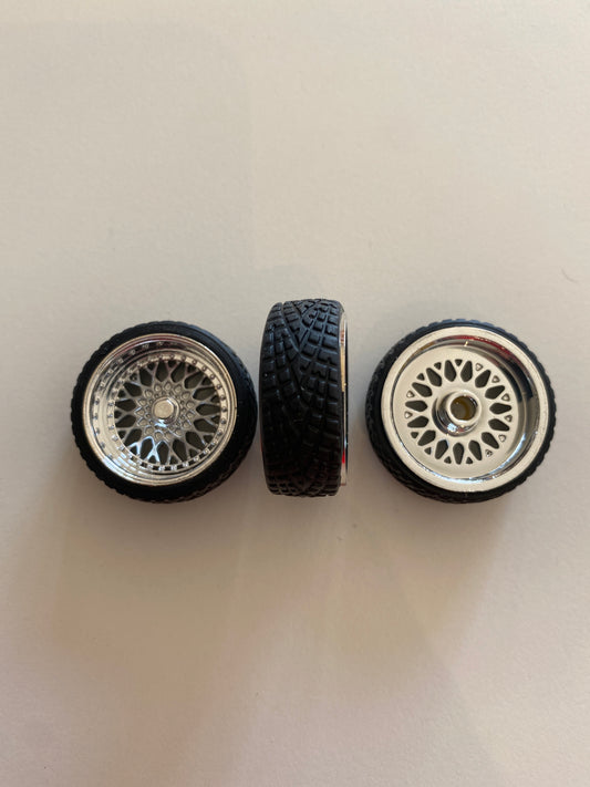 1:18 15" BBS RS, sølv, 30mm, SD tuning