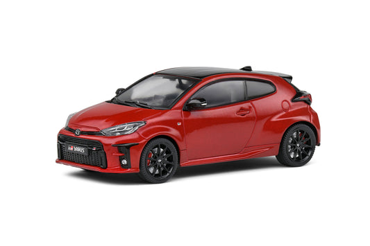 1:43 Toyota Yaris GR, 2020, Karmina rødmetallic, Solido, 4311102