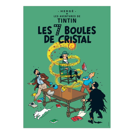 Tintin - Postkort - De syv krystalkugler