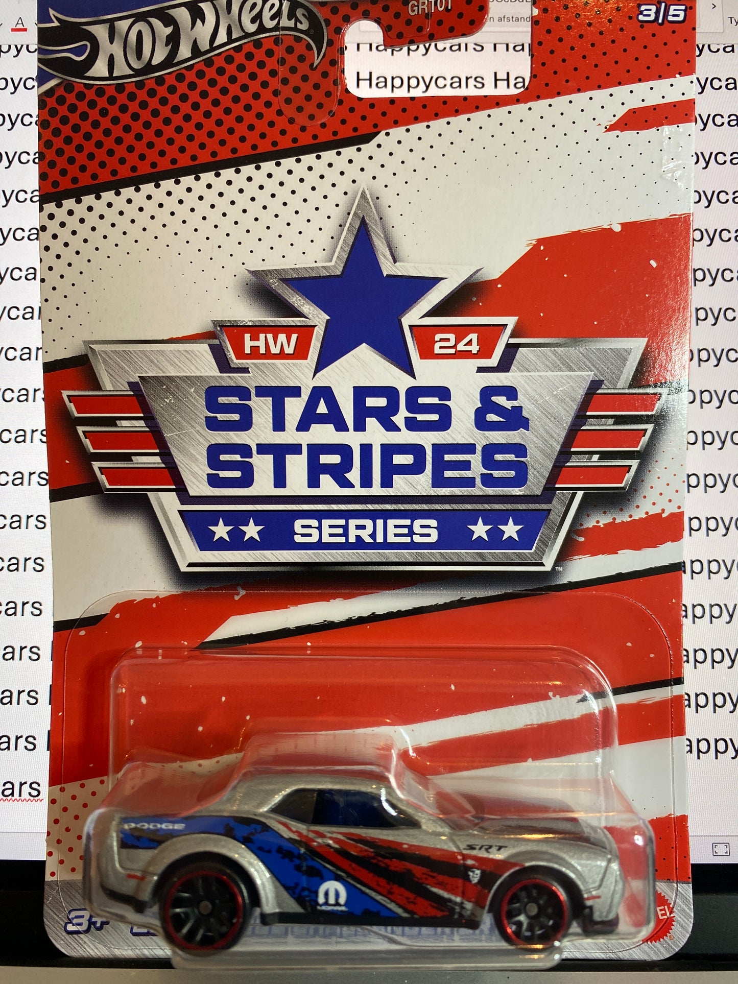 1:64 Dodge Challenger SRT Demon, 2018, Hot Wheels HRW64, Stars & Stripes