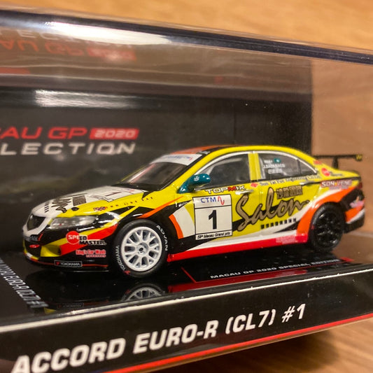 1:64 Honda Accord Euro-R (CL7), 2012, #1 Son Veng Racing Team, Macau Grand Prix CTM Cup,