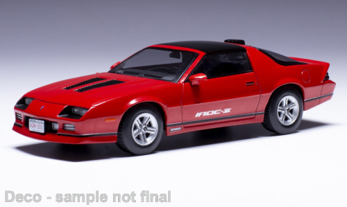 1:43 Chevrolet Camaro IROC-Z, rød, rot IXO