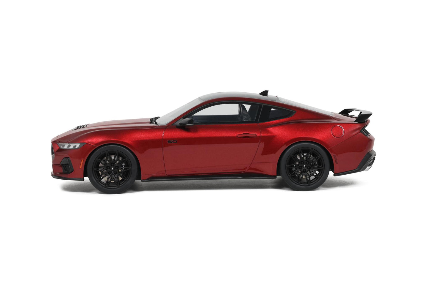 1:18 Ford Mustang GT, 2024, Rapid Red, GT Spirit, GT433, lukket model, limited