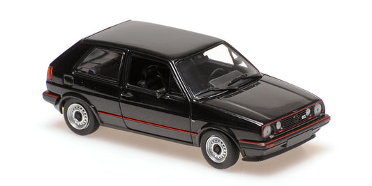 1:43 VW Golf GTI 16V, 1985, sort, Minichamps