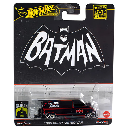 1:64 Chevrolet Astro Van *Batman*, black, 1985, HVJ48 Hot Wheels Pop Culture/Entertainment Series