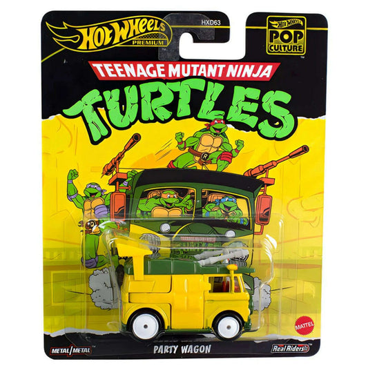 1:64 TMNT Party Wagon, yellow, HXF04 Hot Wheels Pop Culture/Entertainment Series