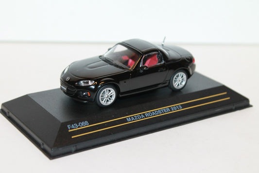 1:43 Mazda Roadster, 2013, sort, First43, lukket model