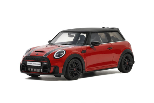 1:18 Mini Cooper S JCW Package, rød, 2021, Ottomobile OT984, lukket model. limited 2.000 stk.