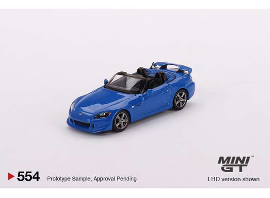 1:64 Honda S2000 AP2 CR, Apex blå, MiniGT