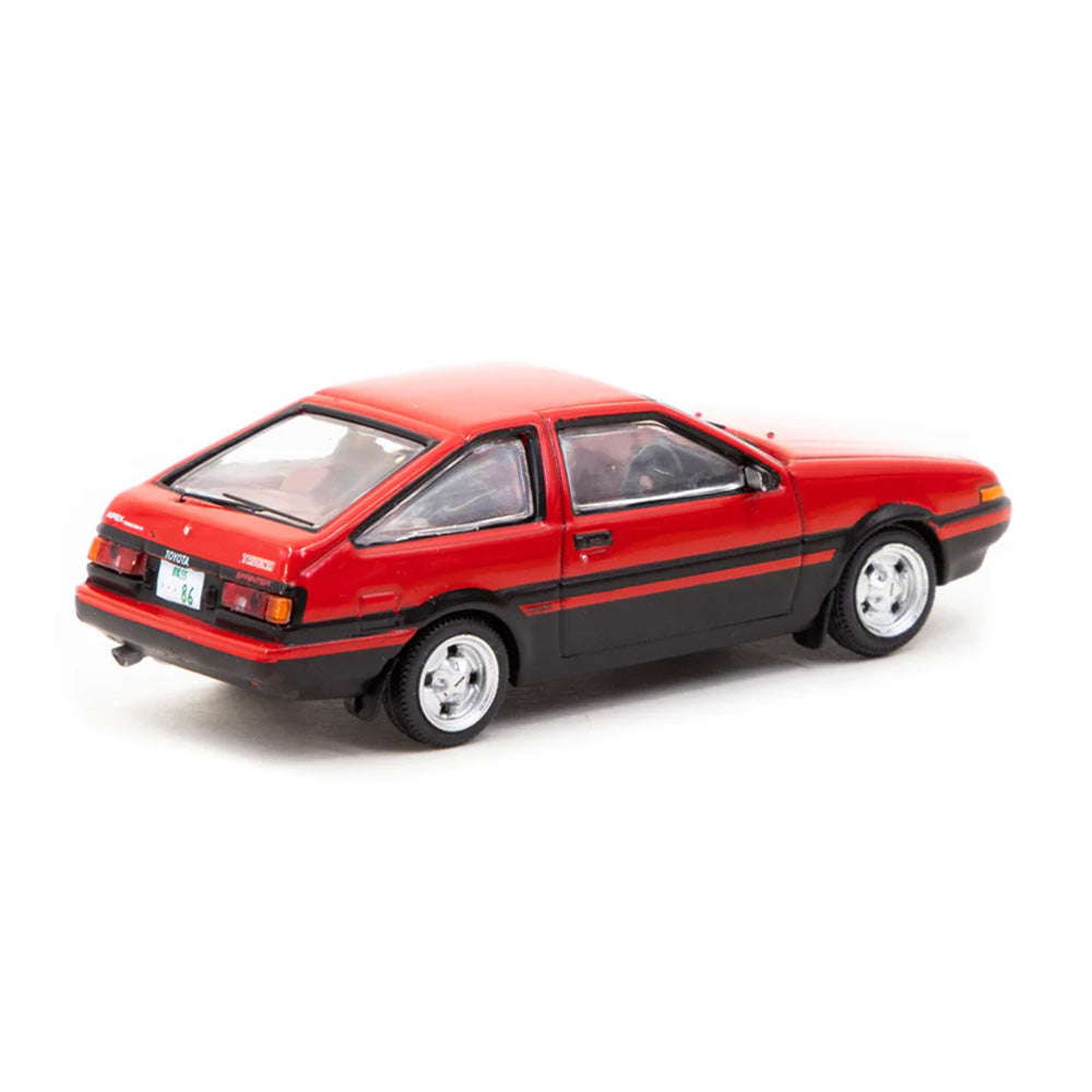 1:64 Toyota Sprinter Trueno AE86, red/black, Tarmac