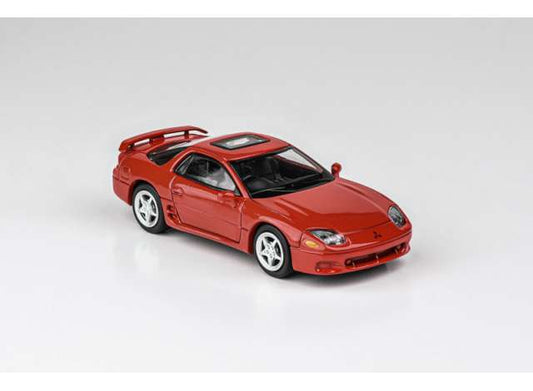 1:64 Mitsubishi 3000GT GTO, 1994, rød, med akryl box, Para64